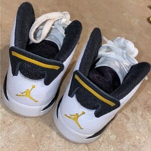 Kids Jordan Sneakers - White and Black